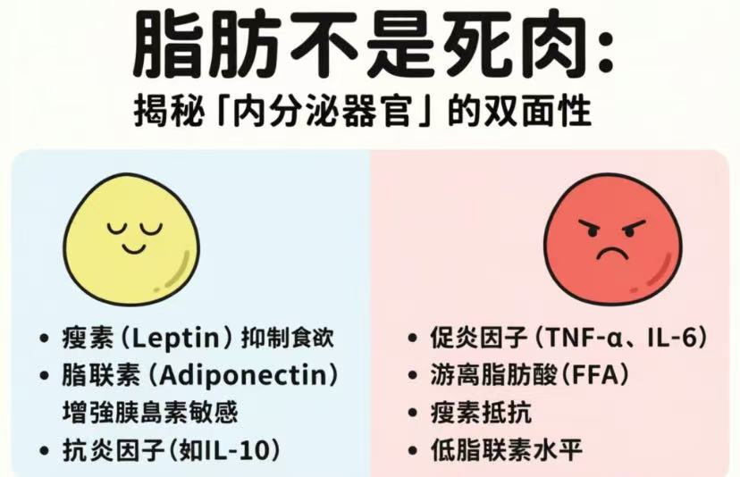 系列 9 脂肪不是死肉：揭秘“内分泌器官”的双面性脂肪组织的神秘信号功能